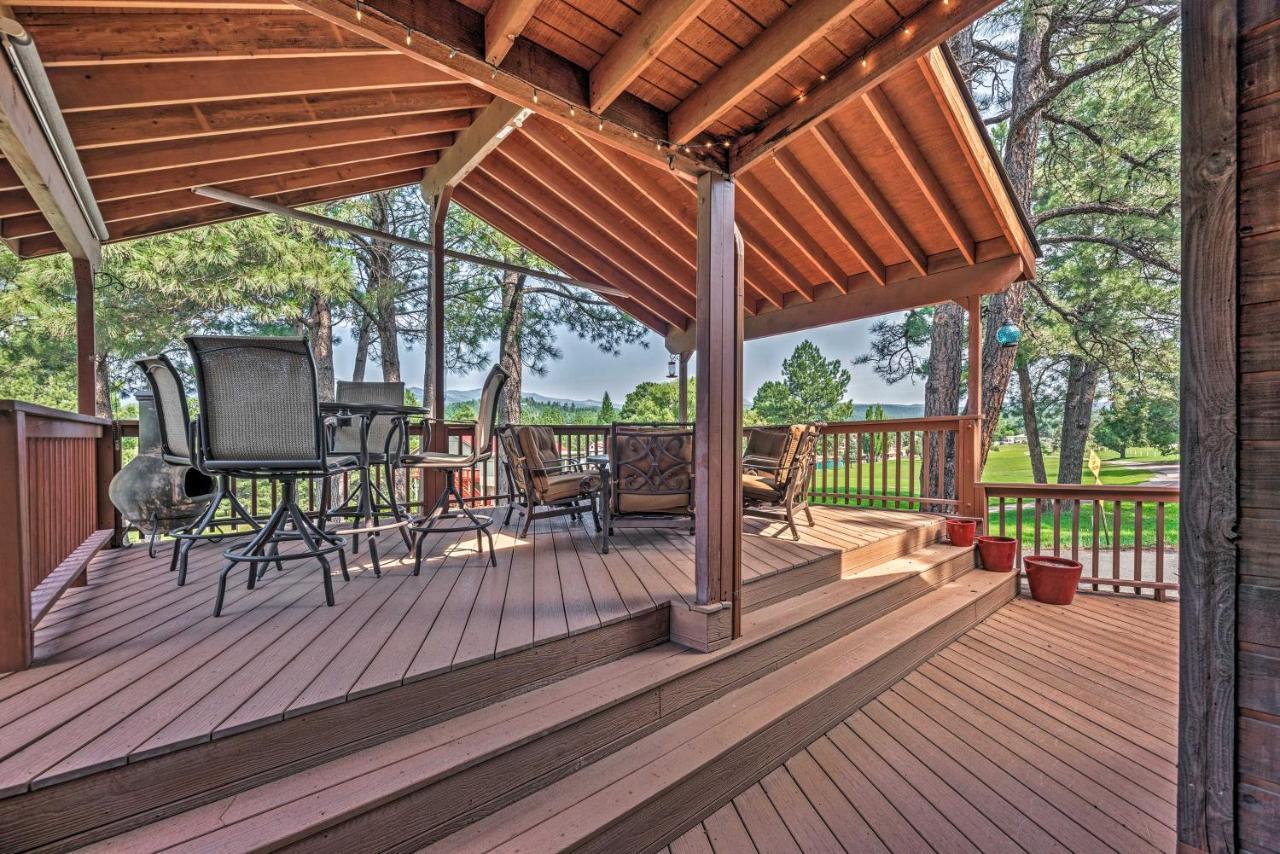 Cozy Ruidoso Cabin With Private Hot Tub And Large Deck Exteriör bild