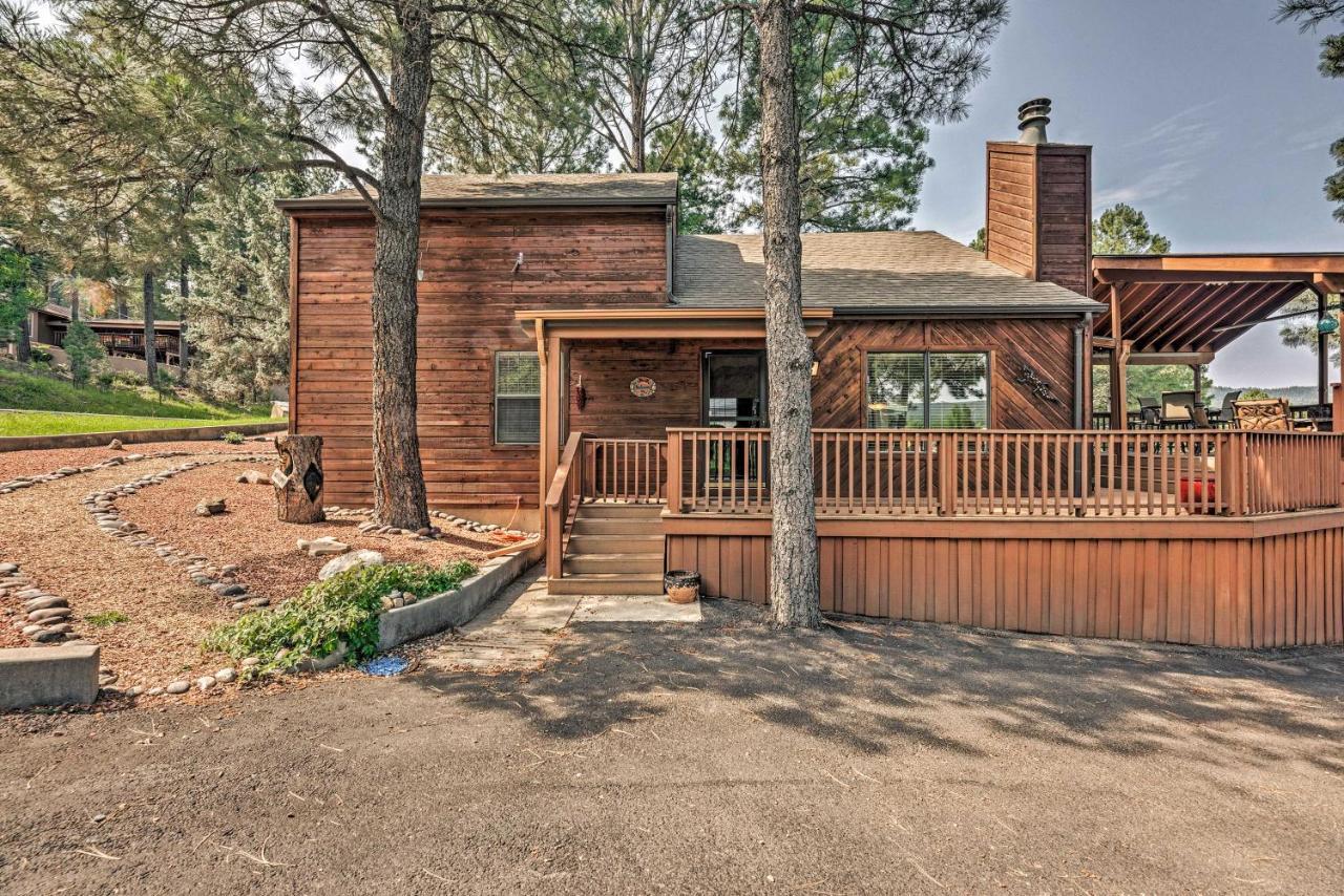 Cozy Ruidoso Cabin With Private Hot Tub And Large Deck Exteriör bild