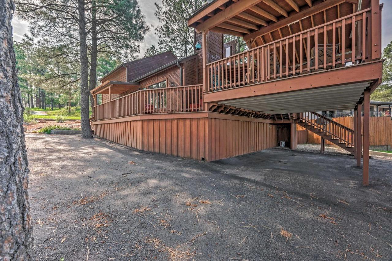 Cozy Ruidoso Cabin With Private Hot Tub And Large Deck Exteriör bild